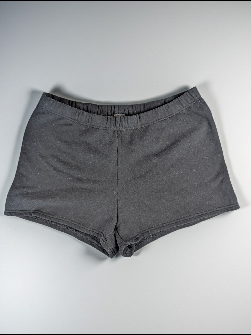 Quince Women's XL Black Fleece Athletic Shorts Elastic Waist Solid‎ Activewear
